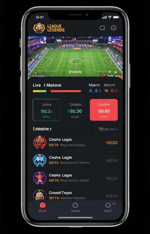 LCP战队站App界面